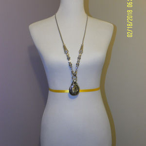 Long Teardrop Necklace